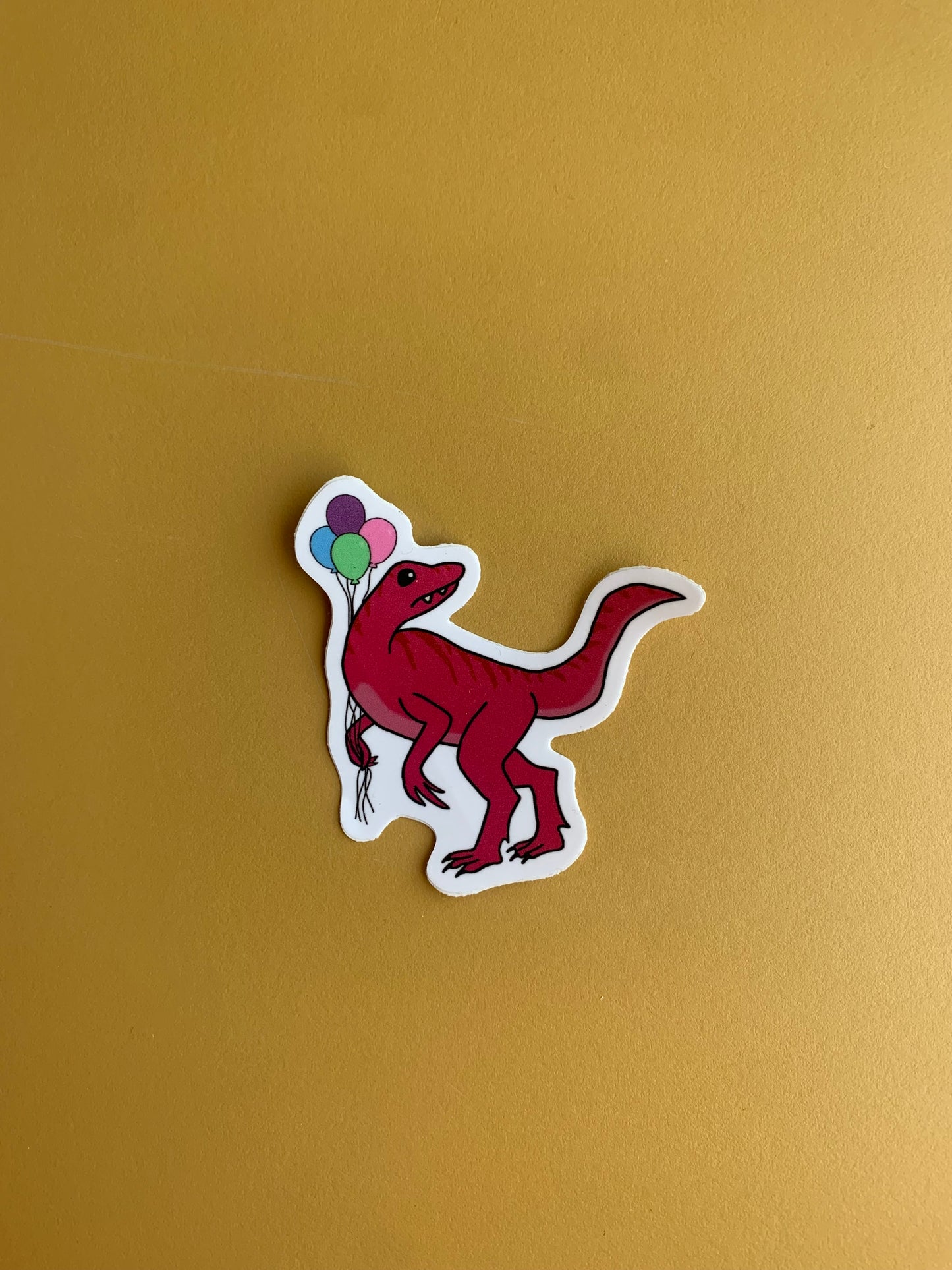 party dinosaur sticker pack