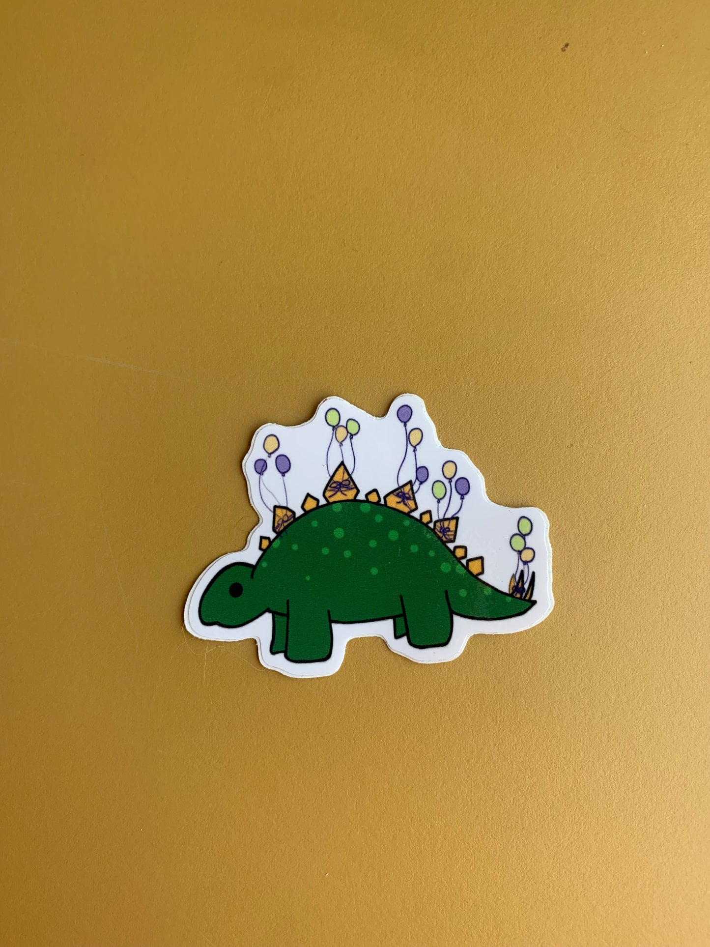 party dinosaur sticker pack