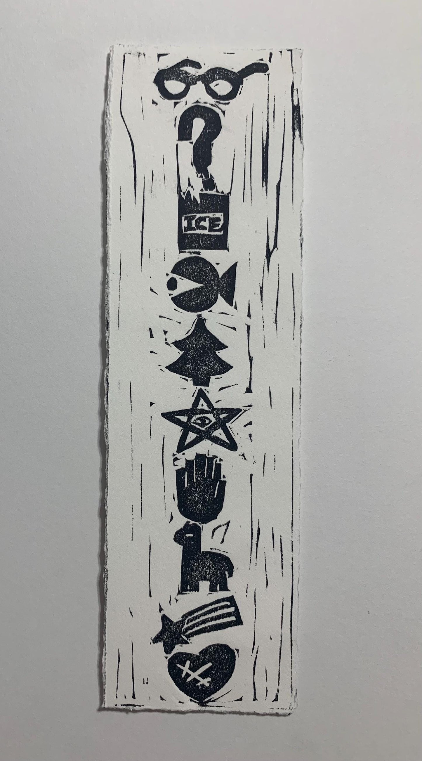 gravity falls bookmark bundle- linoprint