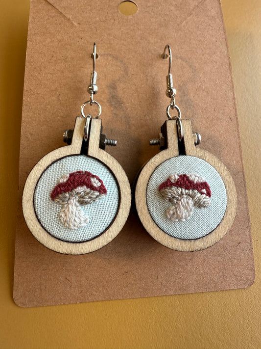 Mushroom Earrings