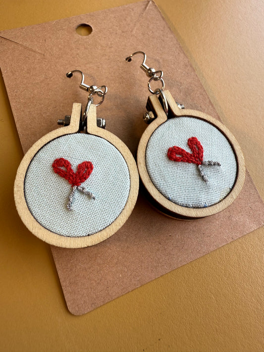 Scissor earrings
